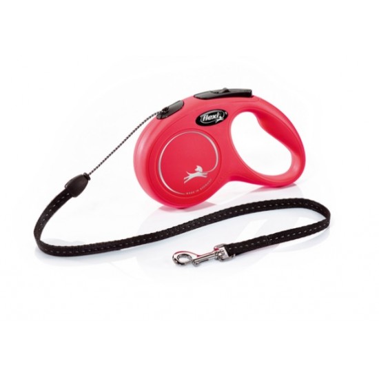 flexi New Classic Small- 5m rope, max 12kg, red