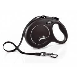 flexi New Classic Large  - 8m tape, max 50 kg, black