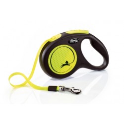 flexi Classic Neon L - 5м tape, up to 50kg - reflective