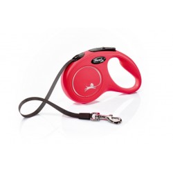 flexi New Classic XS - 3m tape, max 12kg, red 