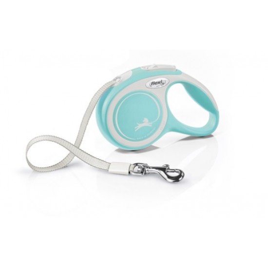 flexi Comfort XS Mini- 3м tape, max 12kg, light blue
