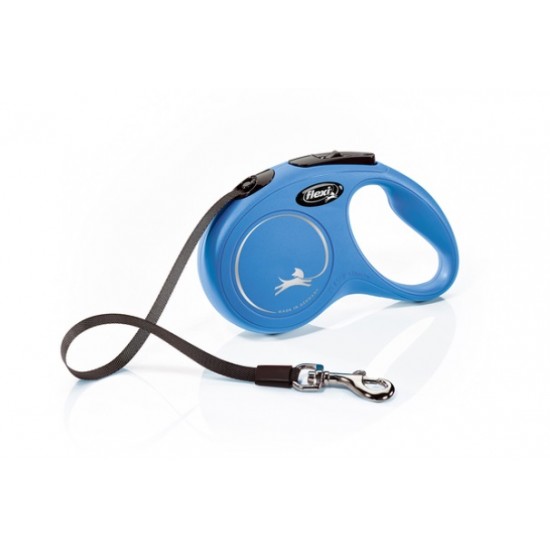flexi New Classic XS - 3m tape, max 12kg, blue