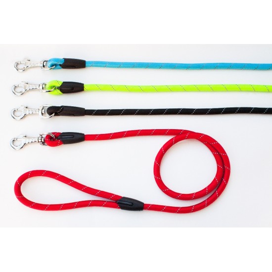 Nylon Rope anipro Exclusive 12mm/120cm neon green, with reflective straps